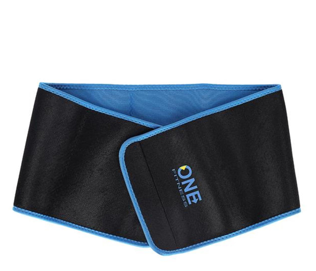 One Fitness Pas wyszczuplający na brzuch One size BR160 Czarny - 1171165 - zdjęcie 2
